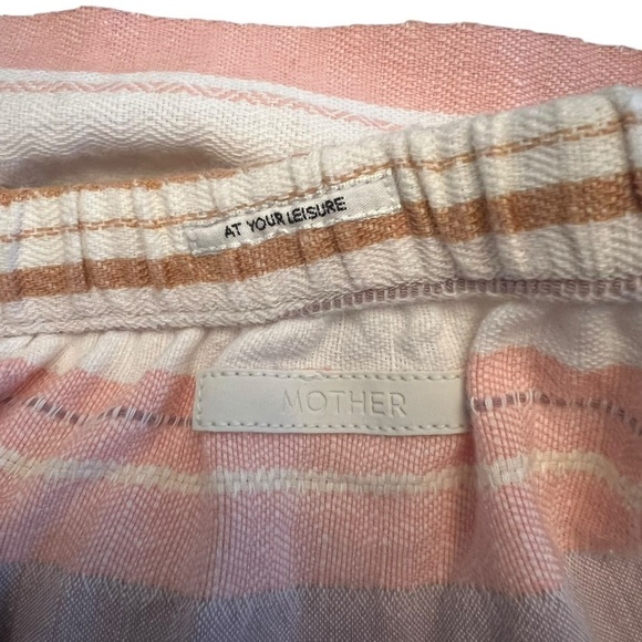 MOTHER - Off The Shoulder Belle Top in Sweet Southern Trouble Pastel Stipe Sz M - Picture 6 of 8